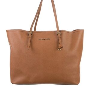 MICHAEL KORS Saffiano Leather Tote Bag
